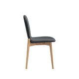 Dine In Dining Chair (Set of Two), Oak/Black Leather