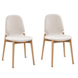 Dine In Dining Chair (Set of Two), Oak/Dune