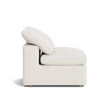Movie Night™ Armless Chair, Large, Cream Linen
