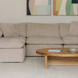 Movie Night™ Armless Chair, Standard, Champagne