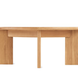 Frame Round Coffee Table, Regular, Oak