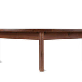 Frame Round Coffee Table, Large, American Walnut