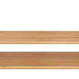 Double Feature Coffee Table, Large, Oak