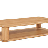 Double Feature Coffee Table, Large, Oak