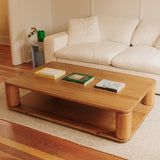 Double Feature Coffee Table, Large, Oak