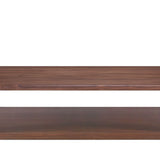 Double Feature Coffee Table, Large, American Walnut