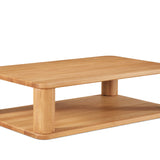 Double Feature Coffee Table, Regular, Oak