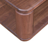 Double Feature Coffee Table, Regular, American Walnut