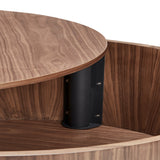 Orbit Storage Coffee Table, Walnut