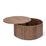 Orbit Storage Coffee Table, Walnut