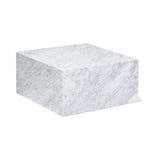 Align Coffee Table, Regular, Carrara Marble