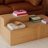Align Coffee Table, Tiered, Oak