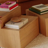 Align Coffee Table, Tiered, Walnut
