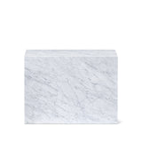 Align Coffee Table, Tiered, Carrara Marble