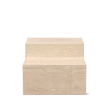 Align Coffee Table, Tiered, Travertine