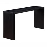 Form Console, Large, Black Oak