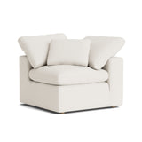 Movie Night™ Corner Chair, Large, Cream Linen (Left or Right)