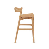 Haven Counter Stool, Stained Oak