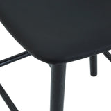Count On Me Counter Stool, Black Oak, Black Seat