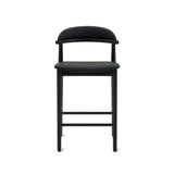 Count On Me Counter Stool, Black Oak, Black Seat