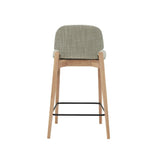 Dine In Counter Stool, Oak/Taupe