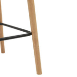 Dine In Counter Stool, Oak/Taupe