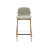 Dine In Counter Stool, Oak/Taupe