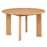 Frame Round Dining Table, Seats 4-5, Oak