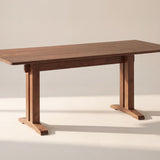 Flight Dining Table, Seats 6-8, Brushed American Walnut