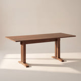 Flight Dining Table, Seats 6-8, Brushed American Walnut