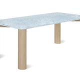 Field Dining Table, Seats 6-8 People, Oak/Carrara Marble