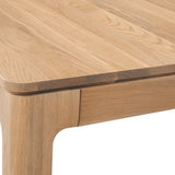 Bridge Extendable Dining Table, Seats 6-12, Oak
