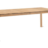 Bridge Extendable Dining Table, Seats 6-12, Oak