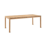 Bridge Extendable Dining Table, Seats 6-12, Oak