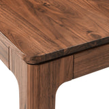 Bridge Extendable Dining Table, Seats 6-12, American Walnut