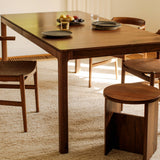 Bridge Extendable Dining Table, Seats 6-12, American Walnut