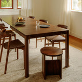 Bridge Extendable Dining Table, Seats 6-12, American Walnut