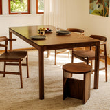 Bridge Extendable Dining Table, Seats 6-12, American Walnut