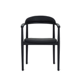Count On Me Dining Chair, Black Oak, Black Seat