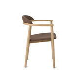 Count On Me Dining Chair, Oak, Brown Seat