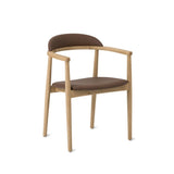 Count On Me Dining Chair, Oak, Brown Seat