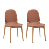 Dine In Dining Chair (Set Of Two), Oak/Pecan