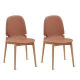 Dine In Dining Chair (Set Of Two), Oak/Pecan