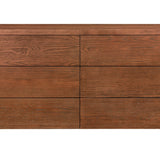 Form Dresser, Stained Walnut