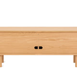 Easy Edge Media Unit All Wood, White Oak