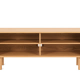 Easy Edge Media Unit All Wood, White Oak