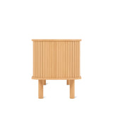 Easy Edge Media Unit All Wood, White Oak