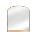 Go Round Mirror, White Limed Oak