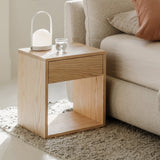 Rest Easy Nightstand With Drawer, Tall, Ash