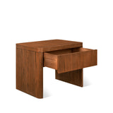Form Nightstand, Stained Walnut